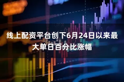 线上配资平台创下6月24日以来最大单日百分比涨幅